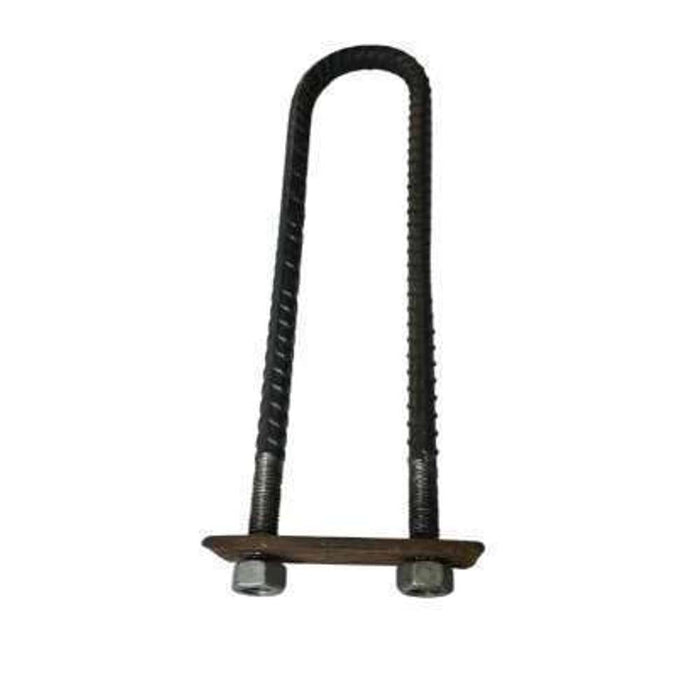 U Bolt 14 x 1/2" w/ 4" Plate & Nut
