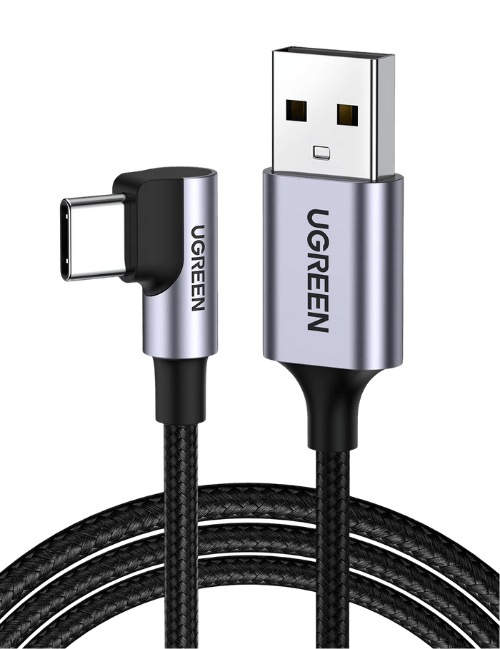 UGREEN 10FT Right Angle USB C Cable, 90 Degree USB A to USB C Cord, - UGREEN EU