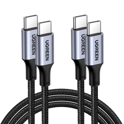 UGREEN 2 Pack USB C to USB C Charger Cable 100W 65W Power Delivery - UGREEN