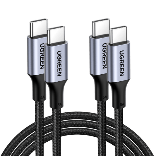 UGREEN 2 Pack USB C to USB C Charger Cable 100W 65W Power Delivery - UGREEN
