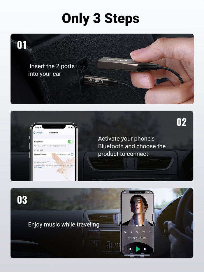 Ugreen Bluetooth Aux Adapter - UGREEN