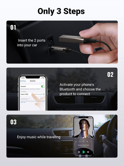 Ugreen Bluetooth Aux Adapter - UGREEN