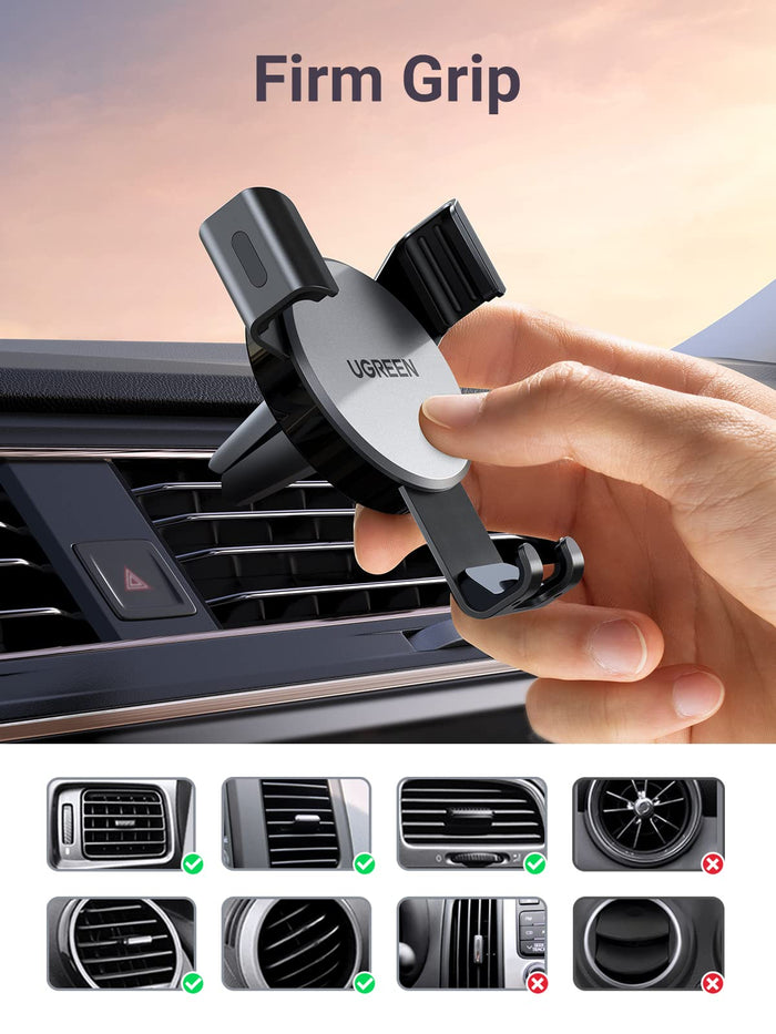 Ugreen Hands-Free Air Vent Car Phone Holder - UGREEN