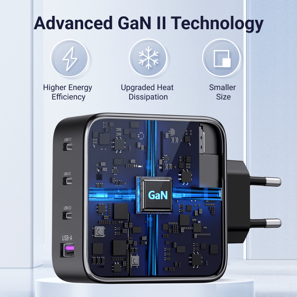 Ugreen Nexode 100W USB C GaN Charger-4 Port Wall Charger - UGREEN