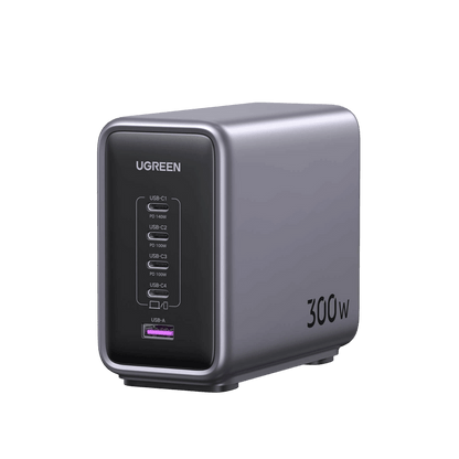 Ugreen Nexode 300W GaN Wall USB-C Charger 5 Ports - UGREEN