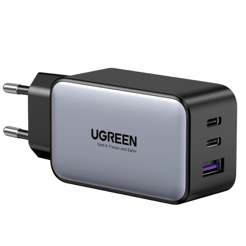 Ugreen Nexode 65W USB C GaN Charger-3 Ports Wall Charger - UGREEN