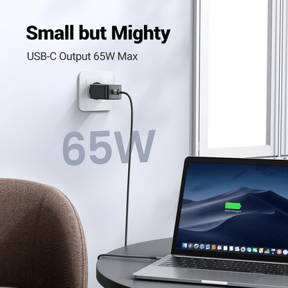 Ugreen Nexode 65W USB C GaN Charger-3 Ports Wall Charger - UGREEN