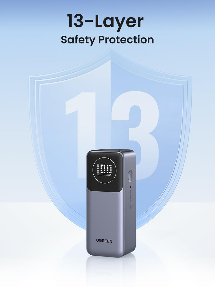 UGREEN Nexode Power Bank 12000mAh 100W with Smart Digital Display - UGREEN EU