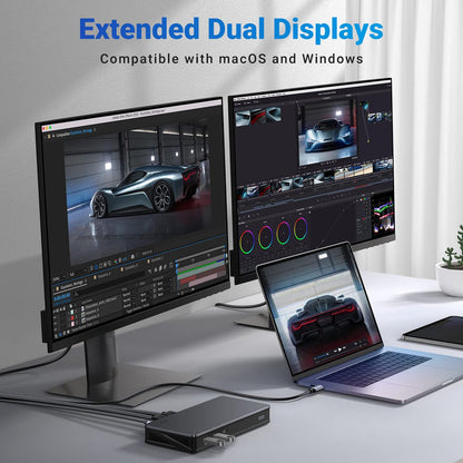 Ugreen Dual Display 9-in-1 Revodok USB C 4K Universal Docking Station - UGREEN