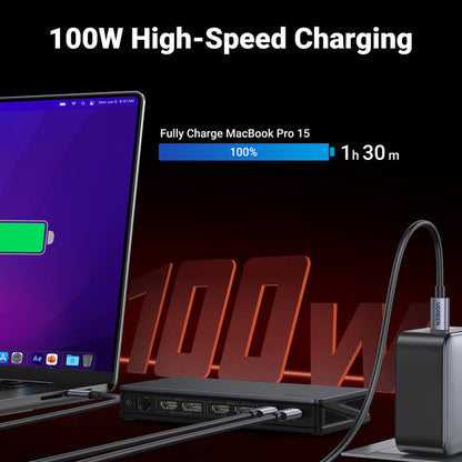Ugreen Dual Display 9-in-1 Revodok USB C 4K Universal Docking Station - UGREEN