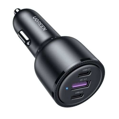 UGREEN USB C Car Charger 69W 3-Ports Cigarette Lighter - UGREEN
