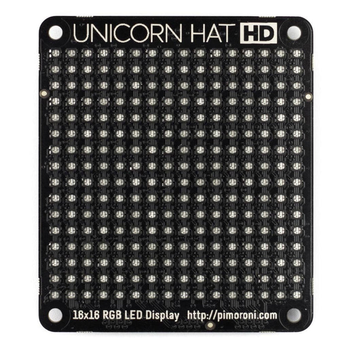 Unicorn HAT HD by Pimoroni - The Pi Hut
