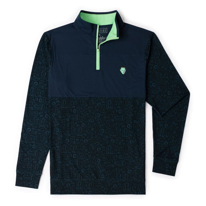 RSVLTS XS Universal Monsters Quarter Zip Universal Monsters "Some Assembly Required" – Quarter Zip