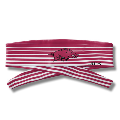 University of Arkansas: Gradient Stripe Flex Tie Headband - View 6