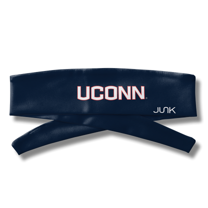 University of Connecticut: Navy Logo Flex Tie Headband - View 3