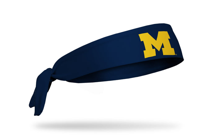 University of Michigan: Logo Blue Flex Tie Headband - View 2