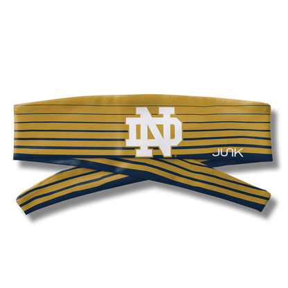 University of Notre Dame: Gradient Stripe Flex Tie Headband - View 3