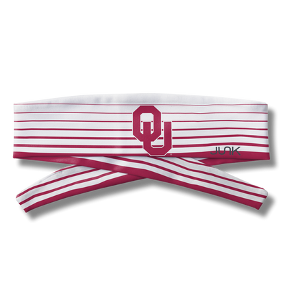 University of Oklahoma: Gradient Stripe Flex Tie Headband - View 3