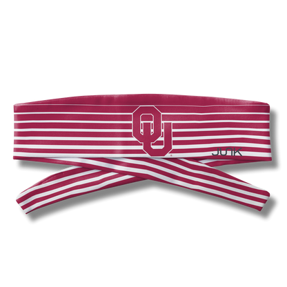 University of Oklahoma: Gradient Stripe Flex Tie Headband - View 6