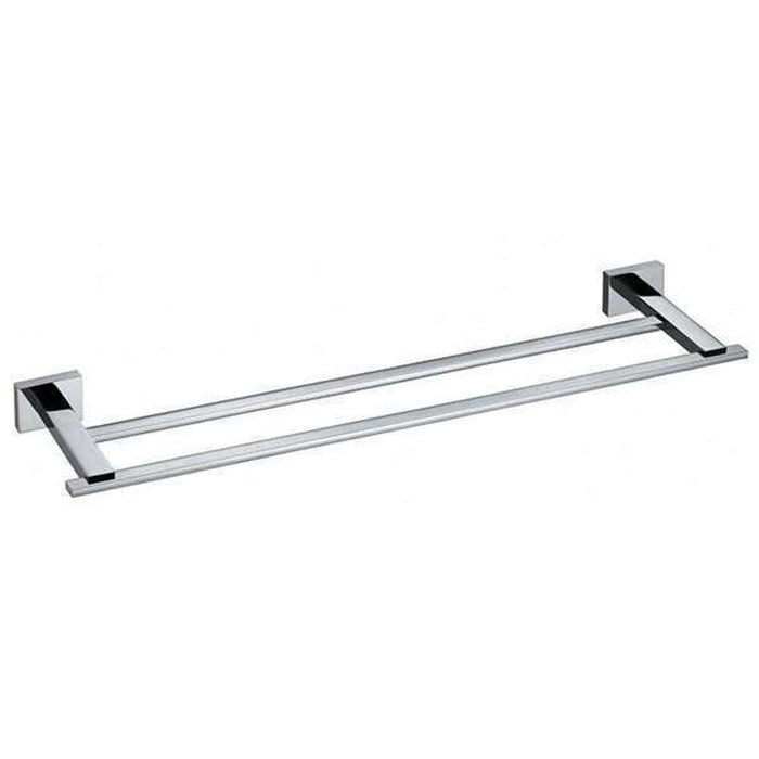 Vado Level Towel Rail Double 600mm C/P