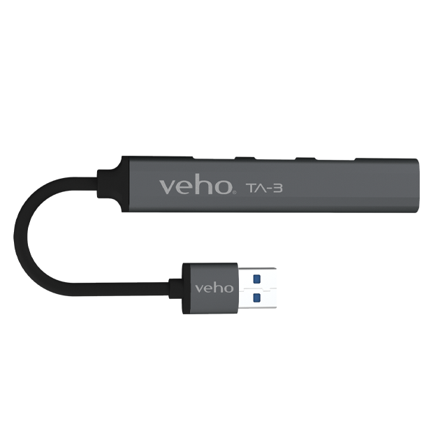 Veho TA-3 4-Port USB 3.0 Multi-Port Mini Hub | VAA-550-TA3-USB-A