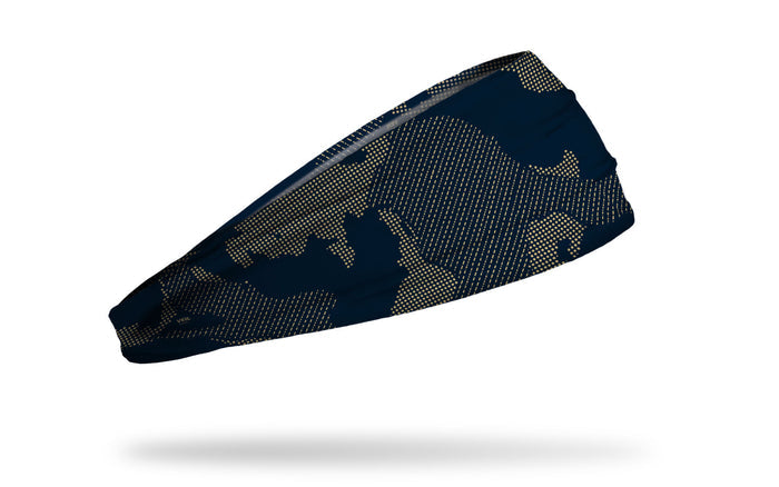 Veil: NanoWeave Navy Gold Big Bang Lite Headband - View 2