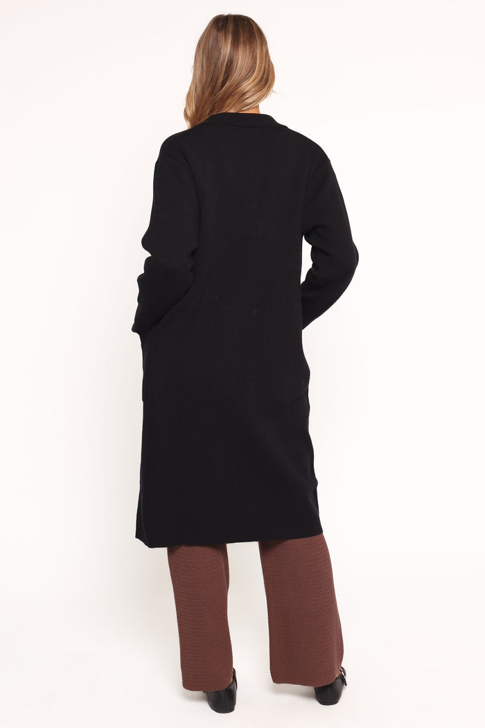 Petal and Pup USA OUTERWEAR Venda Coatigan - Black