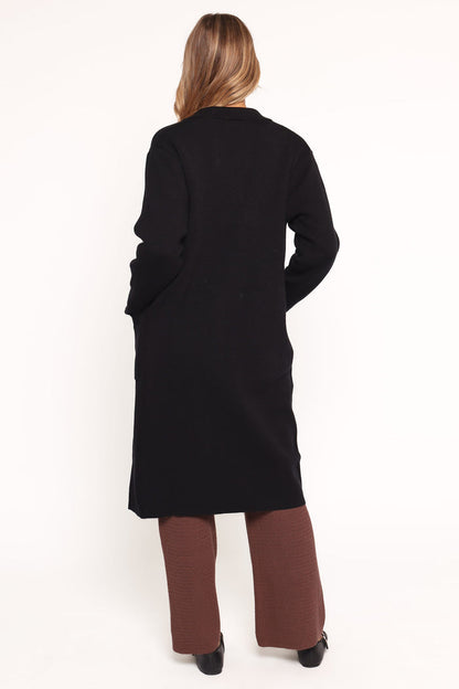 Petal and Pup USA OUTERWEAR Venda Coatigan - Black