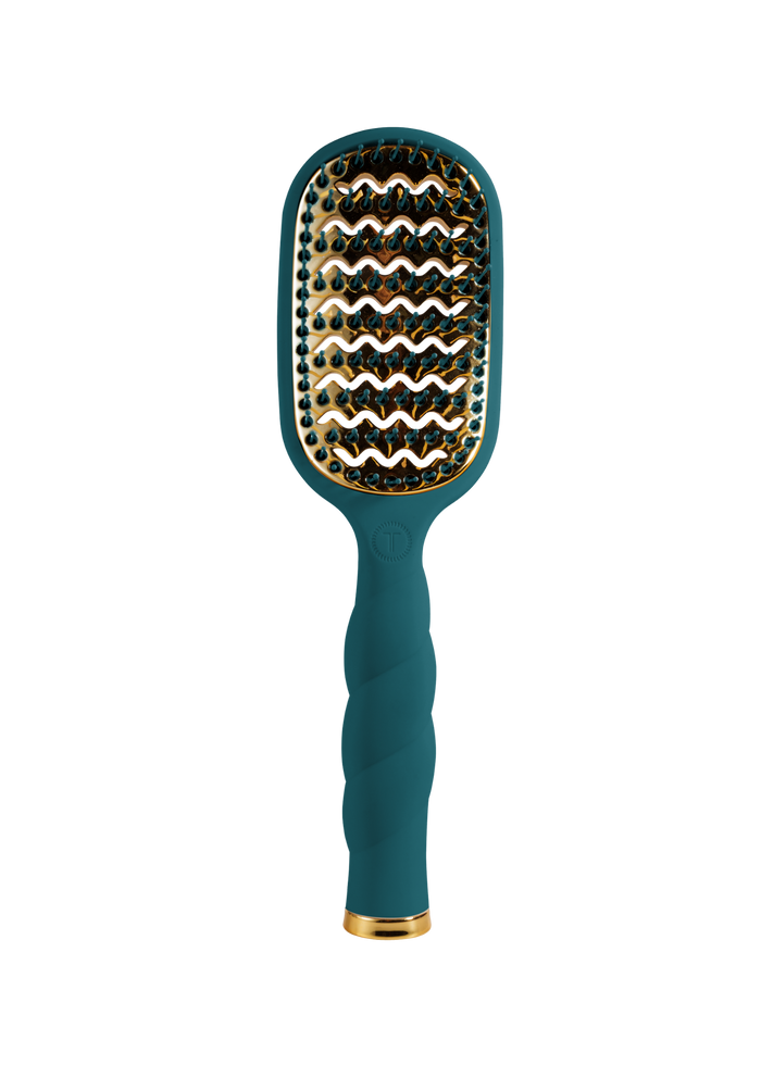 new Teletie teal Vented Hair Brush - Teal With It