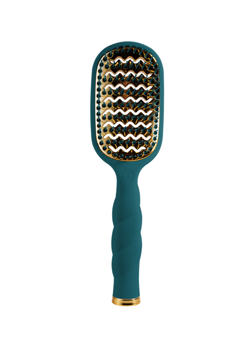 new Teletie teal Vented Hair Brush - Teal With It