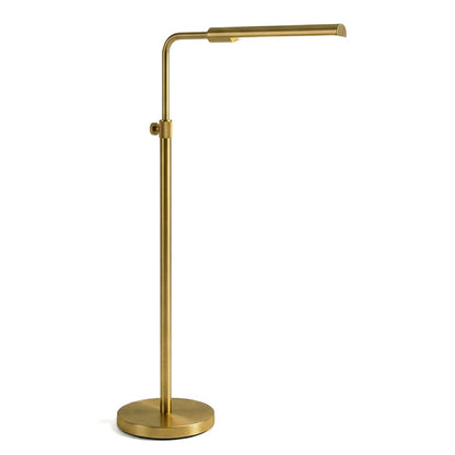 Verve Gold Floor Lamp With On / Off Switch Adjustable LED Round Base [Online Only]