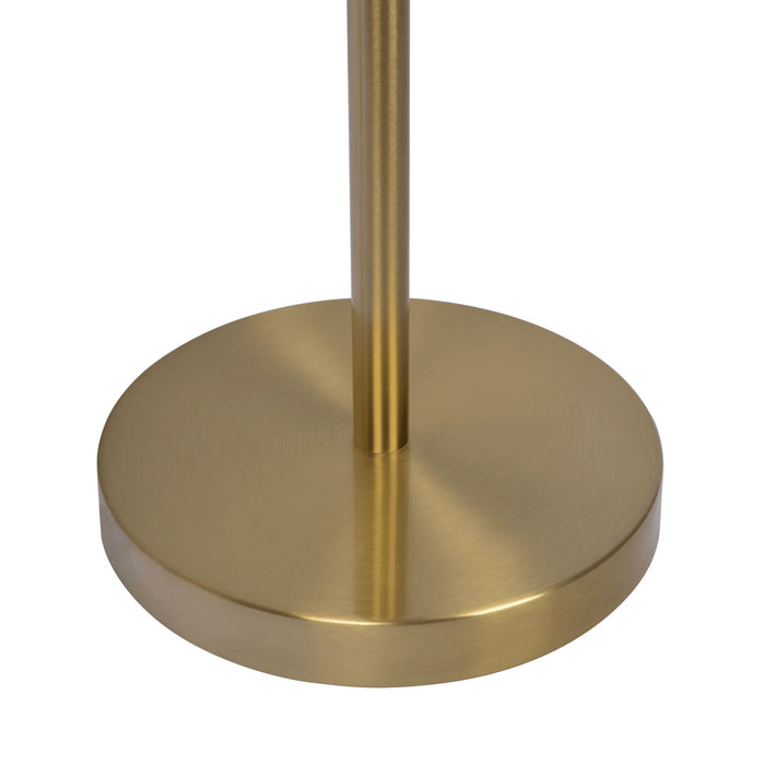 Verve Gold Floor Lamp With On / Off Switch Adjustable LED Round Base [Online Only]