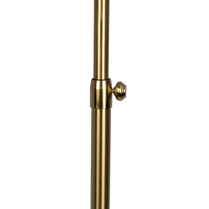 Verve Gold Floor Lamp With On / Off Switch Adjustable LED Round Base [Online Only]