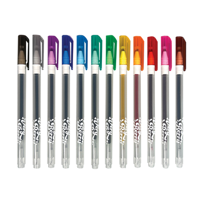 OOLY Very Berry Strawberry Scented Gel Pens out of packaging