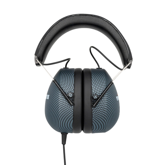 Side on shot of Vic Firth Stereo Isolation Headphones