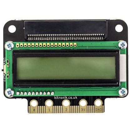 :VIEW text32 LCD Screen for the BBC micro:bit [discontinued] by Kitronik - The Pi Hut