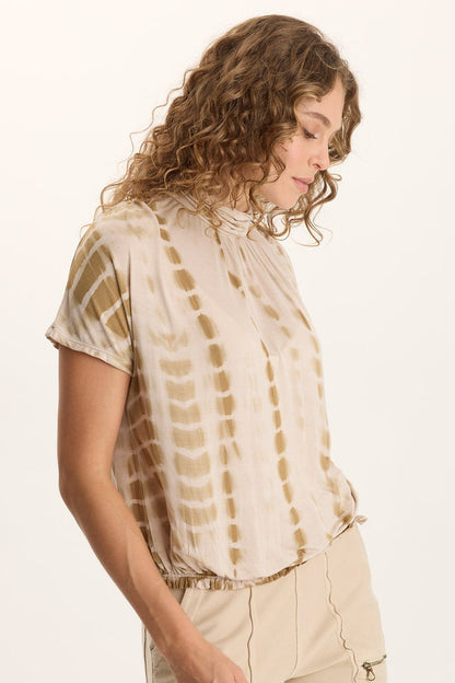 XCVI Viggo Soft Jersey Turtleneck Banded Tee