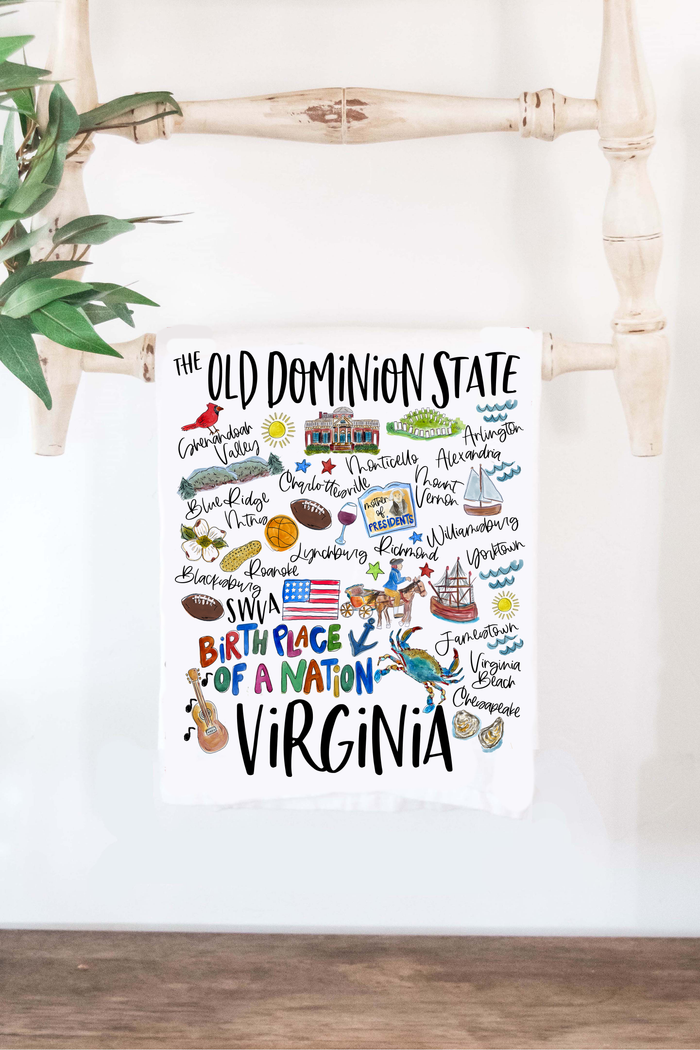 Virginia Tea Towel