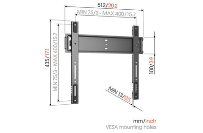 Vogels Elite TVM 5505 Ultra Thin Fixed TV Bracket 32 - 77 Inch TVs