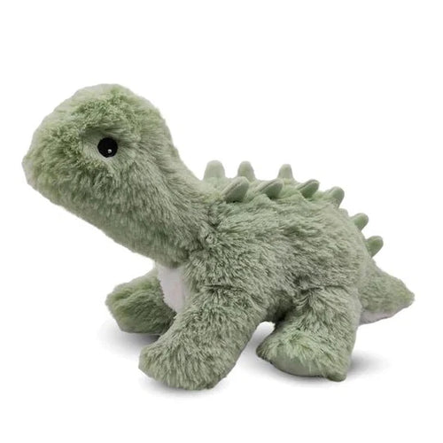 Warmies 13 Inch Green Long Neck Dinosaur Microwavable Plush Toy - Owl & Goose Gifts