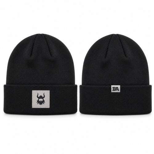 Warrior Black Beanie