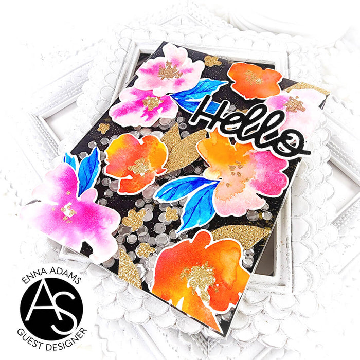 Watercolour Flowers Die Set
