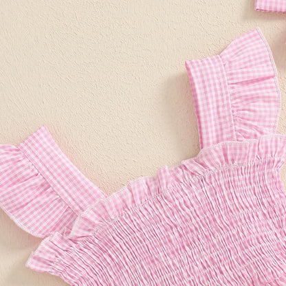 WATERMELON Smocked Romper