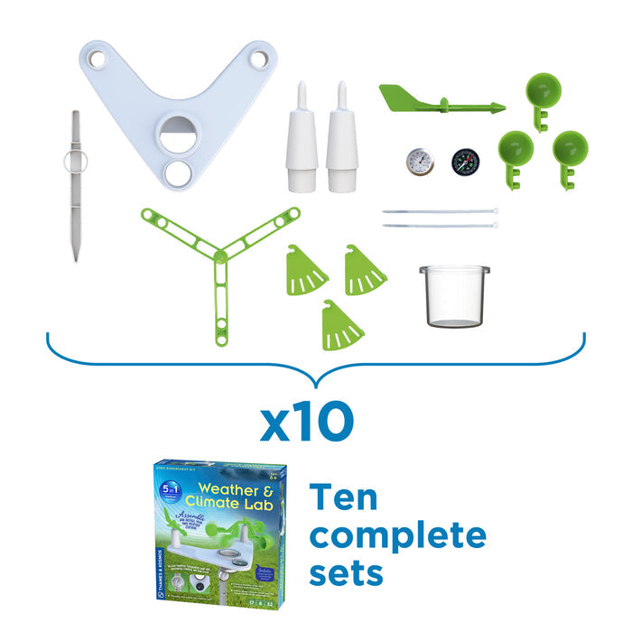Weather & Climate Lab - Classroom Bundle 10-Pack STEM Thames & Kosmos