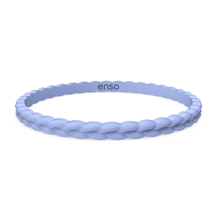 Weave Stackable Silicone Bracelet - Ocean Breeze