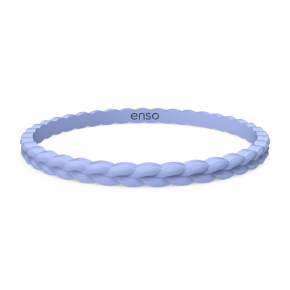 Weave Stackable Silicone Bracelet - Ocean Breeze