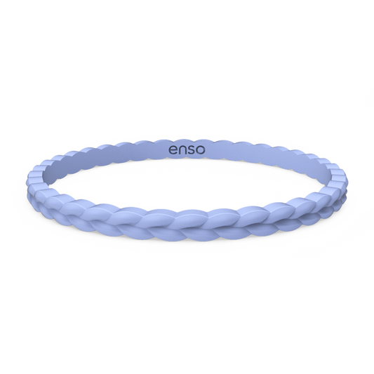 Weave Stackable Silicone Bracelet - Ocean Breeze