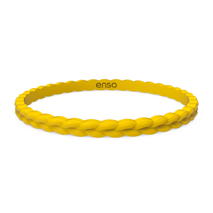 Weave Stackable Silicone Bracelet - Sunset