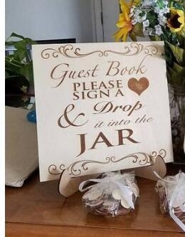 Wedding Engagement Rings-Wish Frame-Drop Box-Guest Book Alternative