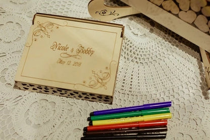 Wedding Engagement Rings-Wish Frame-Drop Box-Guest Book Alternative